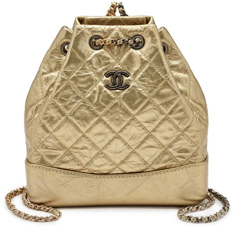 chanel gabrielle backpack gold|Chanel gabrielle backpack price 2020.